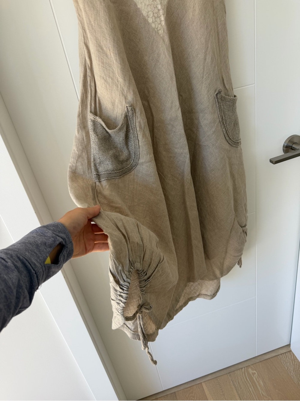 Beata Chrzanowska Artisan Linen Dress – Rare Designer Piece – 100% Linen Size S - Picture 7 of 13
